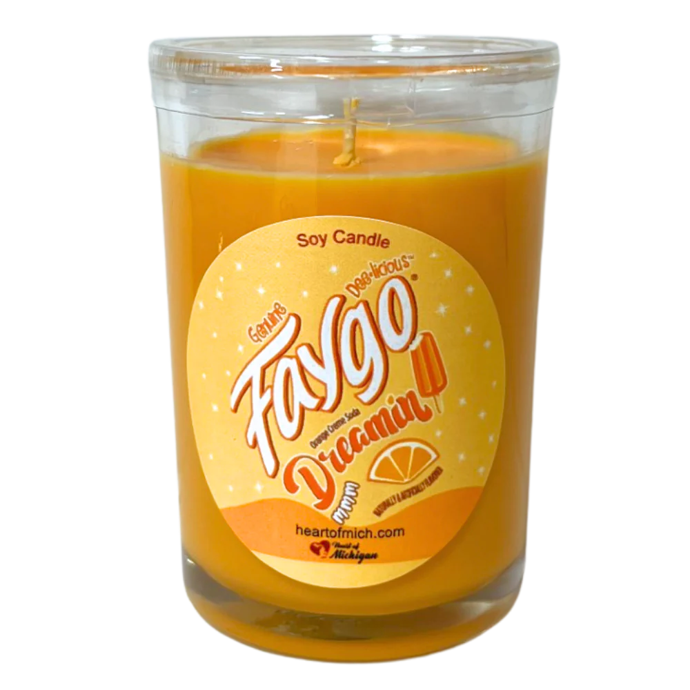 Faygo Orange Cream Soda Dreamin Candle